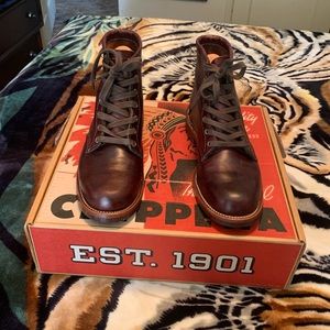 Men’s Chippewa Aldrich 6” Utility Service Boot Cordovan 8D Made In USA.